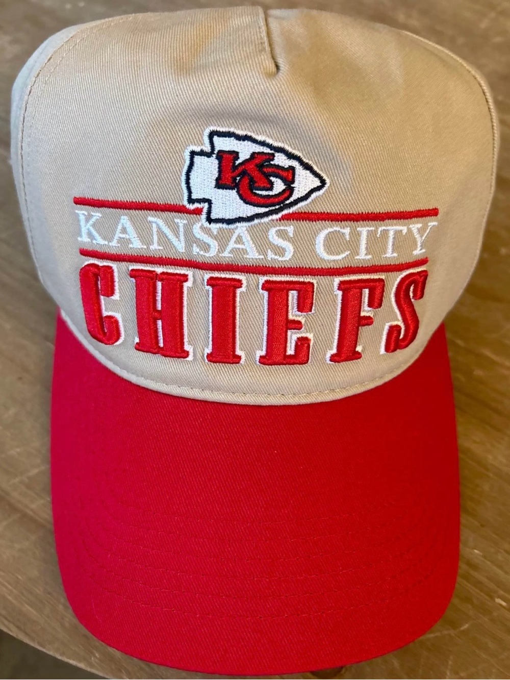 *NEW* FOCO Kansas City Chiefs Signature Bars Marquee RF Snapback Cap